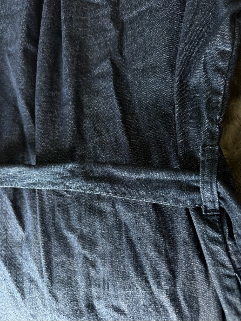 Banana Republic belted denim midi dress - Picture 9 of 15